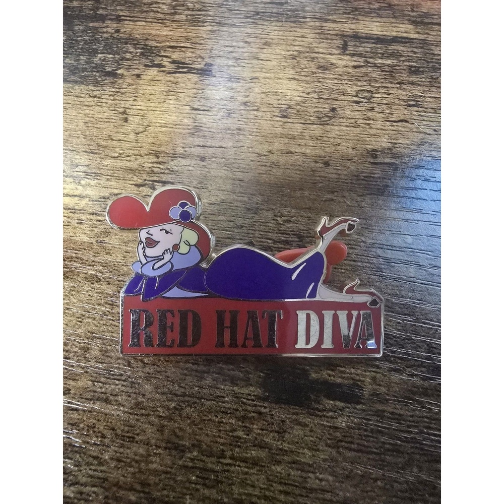 The Red Hat Society's Limited Edition #1 In A Series RED HAT DIVA pin